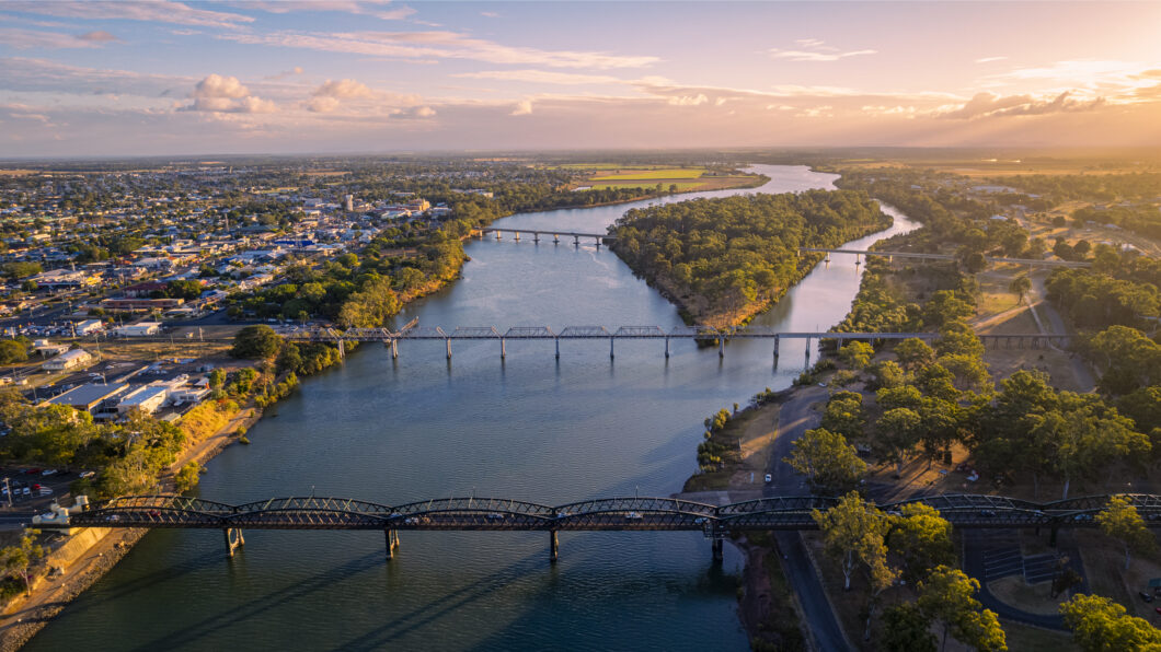 Aerial River Cbd Image Must Include Credit Chris Sweetapple Photography